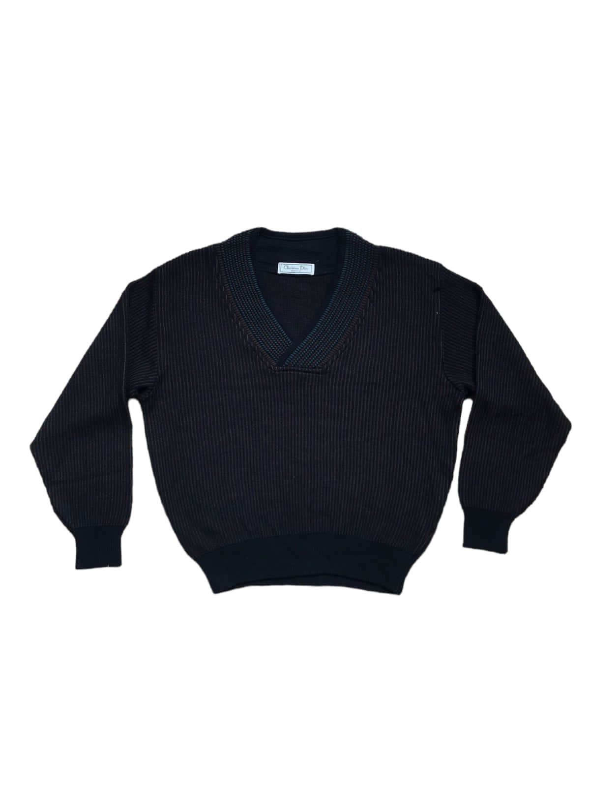 Christian Dior Monsieur Knitted V Sweater Knitwear