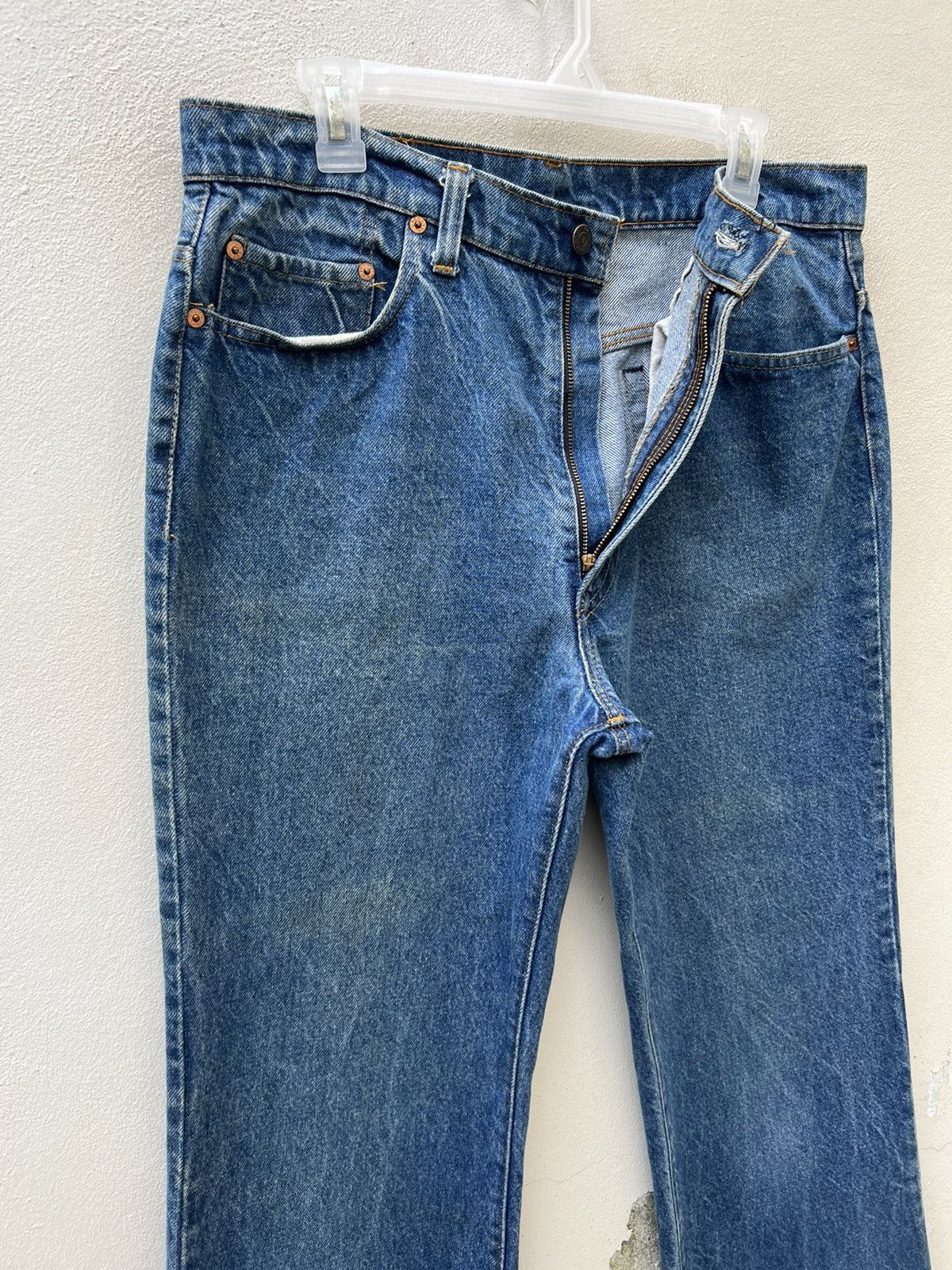 Levi's VTG 70s Levi’s 517 Talon 42 Zip Bartack Denim Flare Jeans Size US 34 / EU 50 - 9 Thumbnail