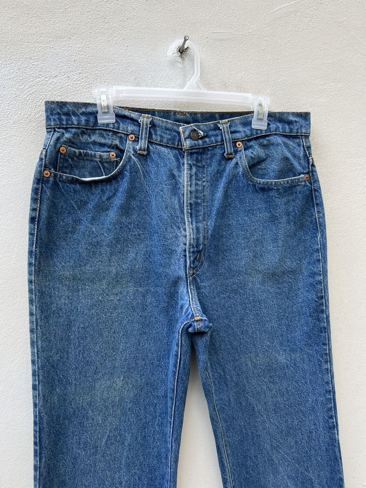 Levi's VTG 70s Levi’s 517 Talon 42 Zip Bartack Denim Flare Jeans Size US 34 / EU 50 - 7 Thumbnail