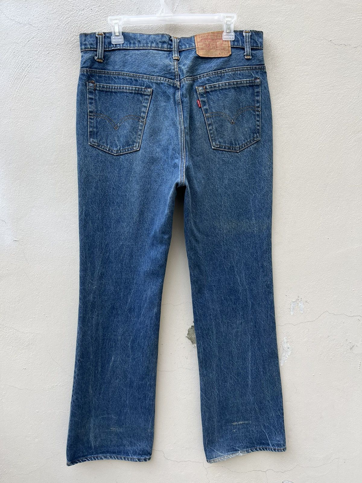 Levi's VTG 70s Levi’s 517 Talon 42 Zip Bartack Denim Flare Jeans Size US 34 / EU 50 - 14 Thumbnail