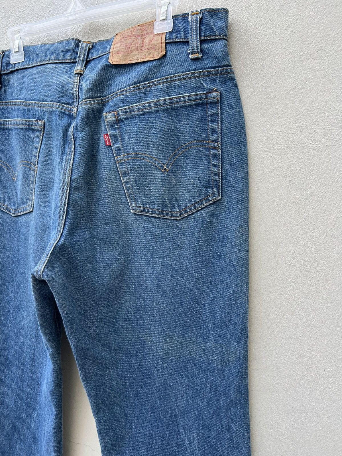 Levi's VTG 70s Levi’s 517 Talon 42 Zip Bartack Denim Flare Jeans Size US 34 / EU 50 - 18 Thumbnail