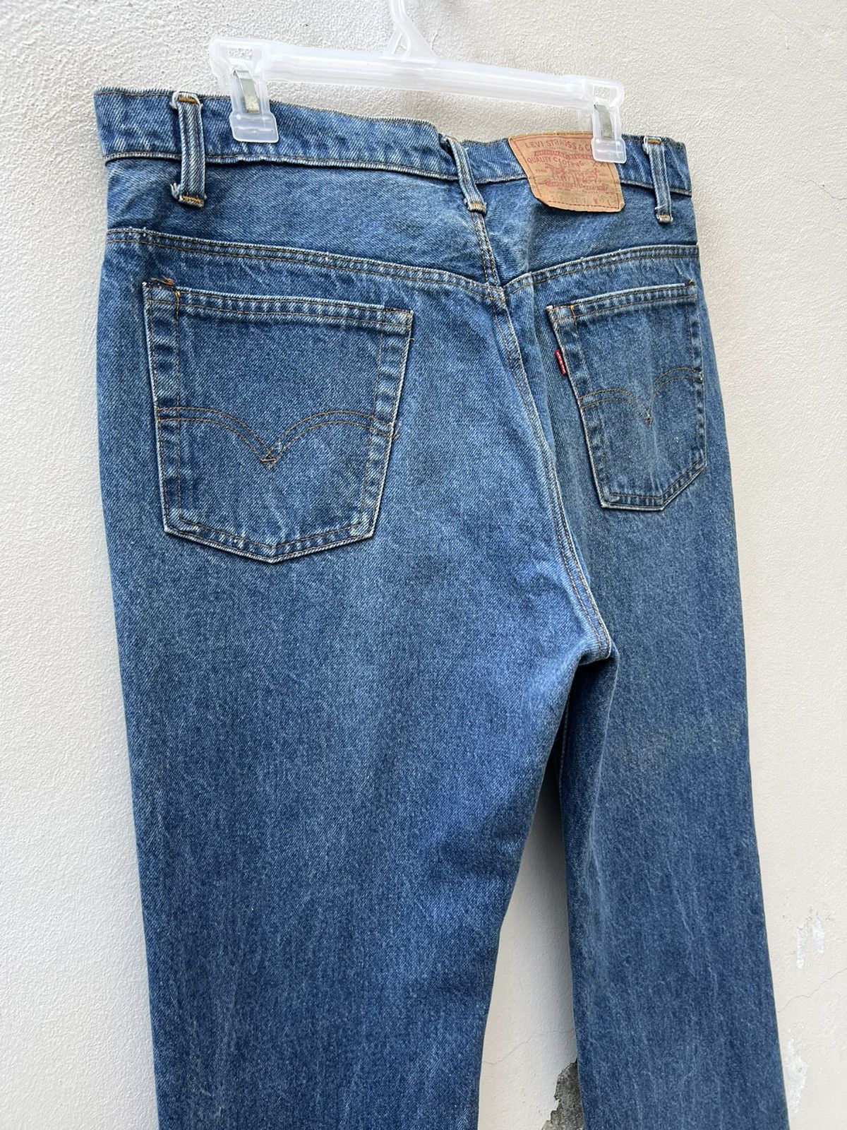 Levi's VTG 70s Levi’s 517 Talon 42 Zip Bartack Denim Flare Jeans Size US 34 / EU 50 - 15 Thumbnail