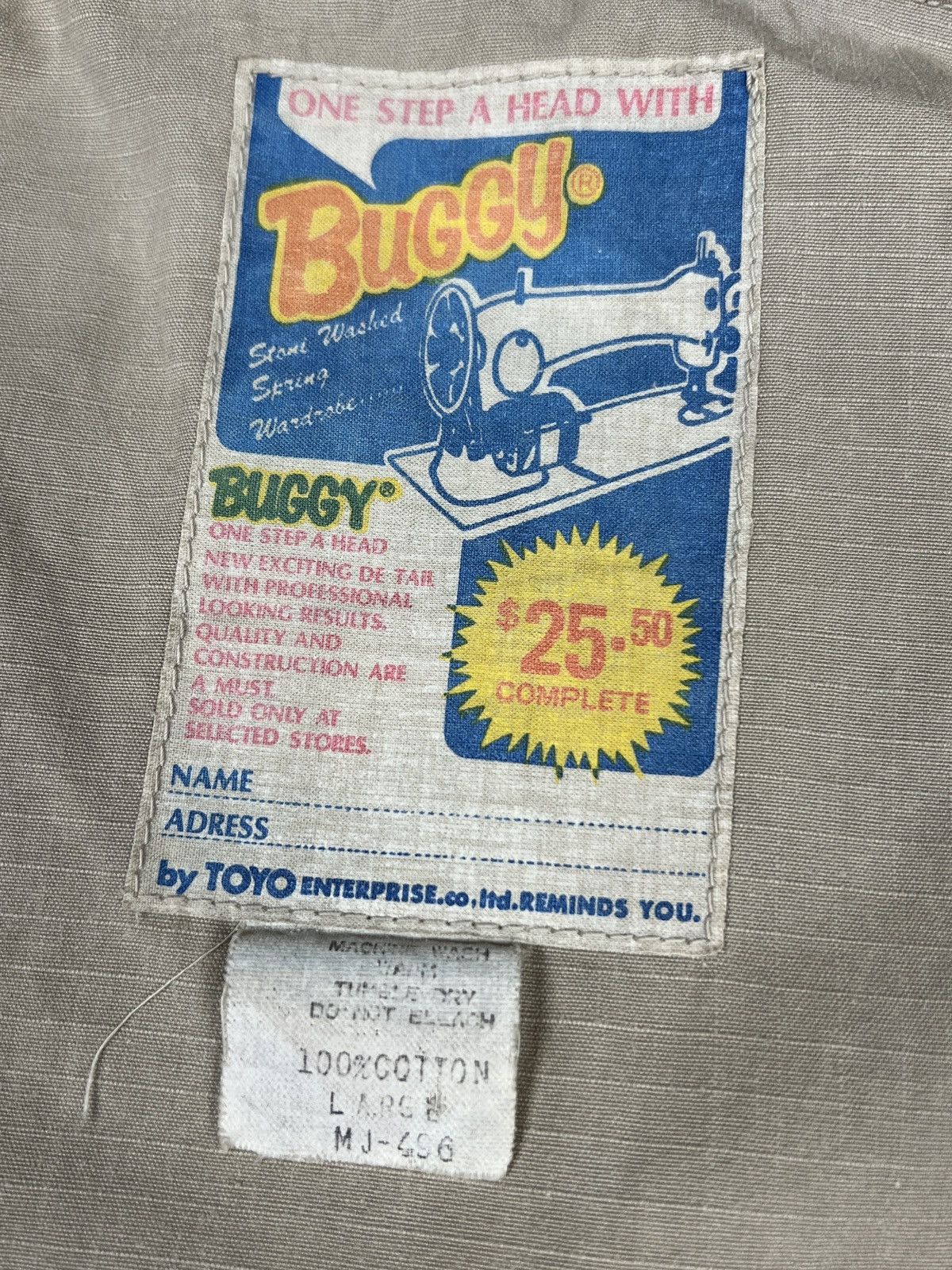 Toyo Enterprises Vintage 80s ‘Buggy” Parachute Jacket by Toyo Enterprise Size US L / EU 52-54 / 3 - 17 Thumbnail