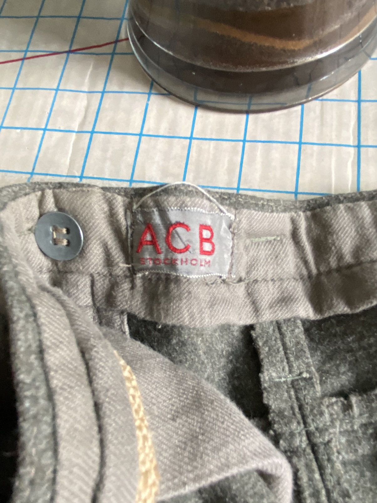 Other × Vintage Vintage ACB Stockholm Wool Cargo Hunting Pants Cuff Buckles Size US 32 / EU 48 - 11 Thumbnail