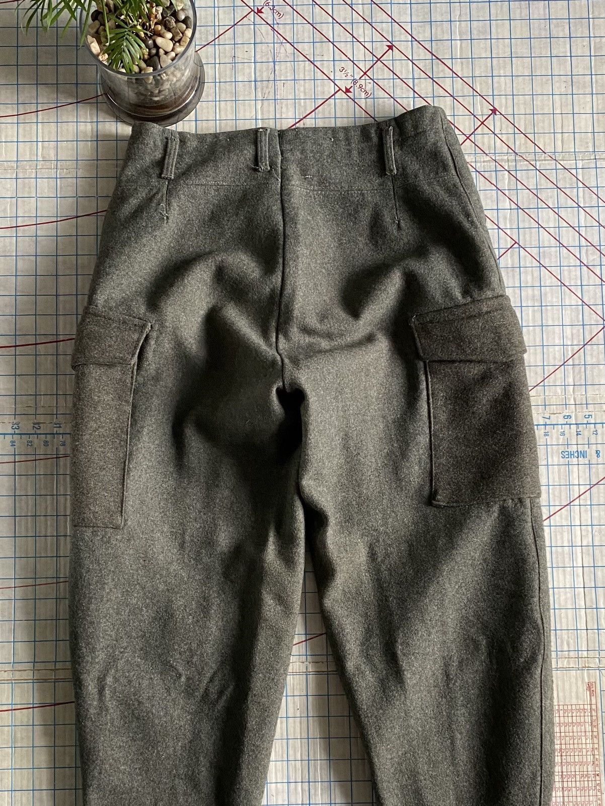 Other × Vintage Vintage ACB Stockholm Wool Cargo Hunting Pants Cuff Buckles Size US 32 / EU 48 - 15 Thumbnail