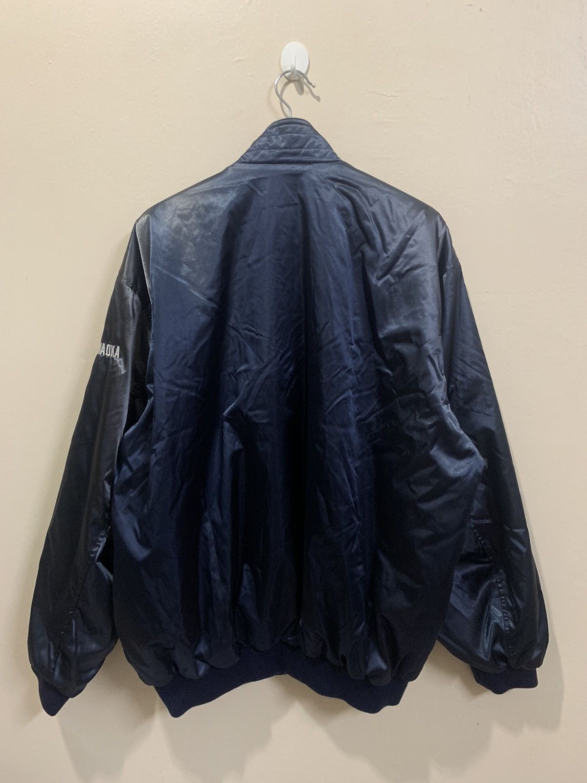 Japanese Brand × Vintage VTG Rawlings Yamato Baseball Coat Satin Bomber Jacket Size US L / EU 52-54 / 3 - 8 Thumbnail