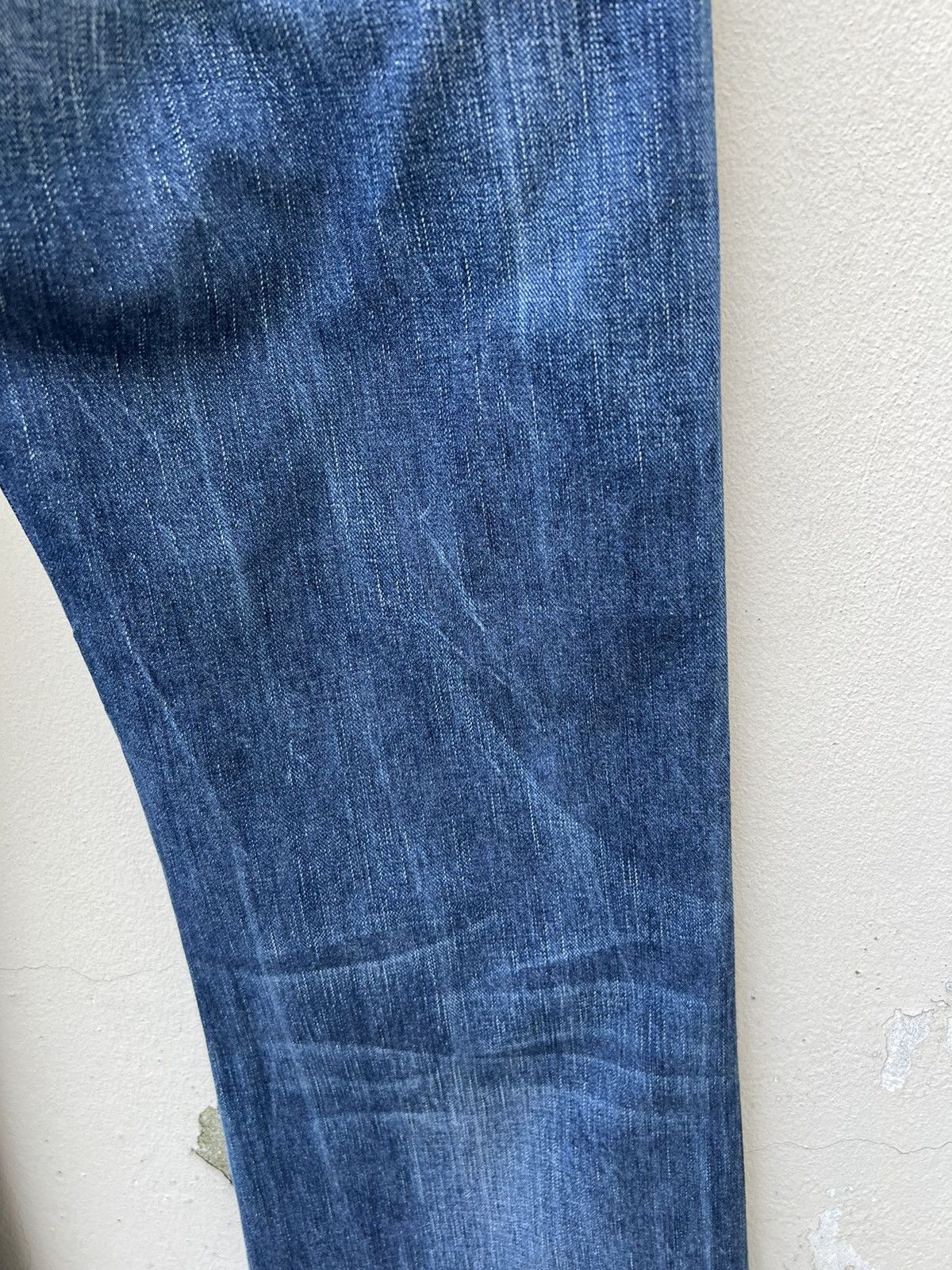 Diesel × Vintage Flare Vintage Diesel Italy Fade Blue Denim Flare Jeans Size US 31 - 19 Thumbnail