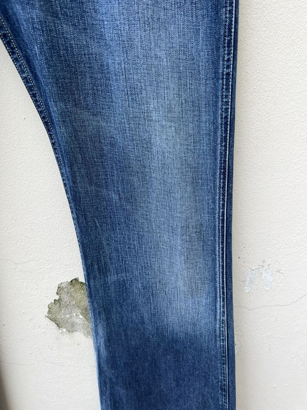 Diesel × Vintage Flare Vintage Diesel Italy Fade Blue Denim Flare Jeans Size US 31 - 13 Thumbnail