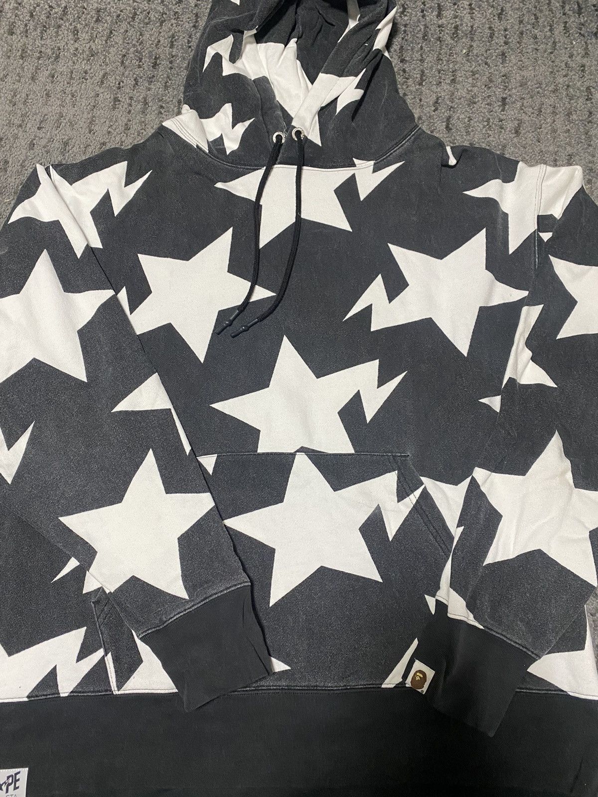 Bape bape STAPATTERN pullover hoodie Size US XL / EU 56 / 4 - 1 Thumbnail