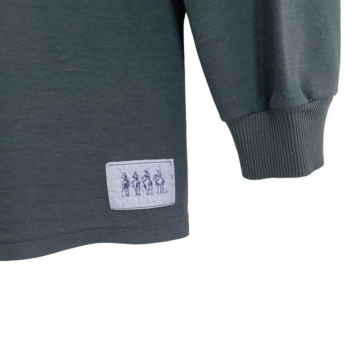 U.S. Polo Assn. Vintage 90s World Polo Colour Block Crewneck Sweatshirt Size US M / EU 48-50 / 2 - 7 Thumbnail