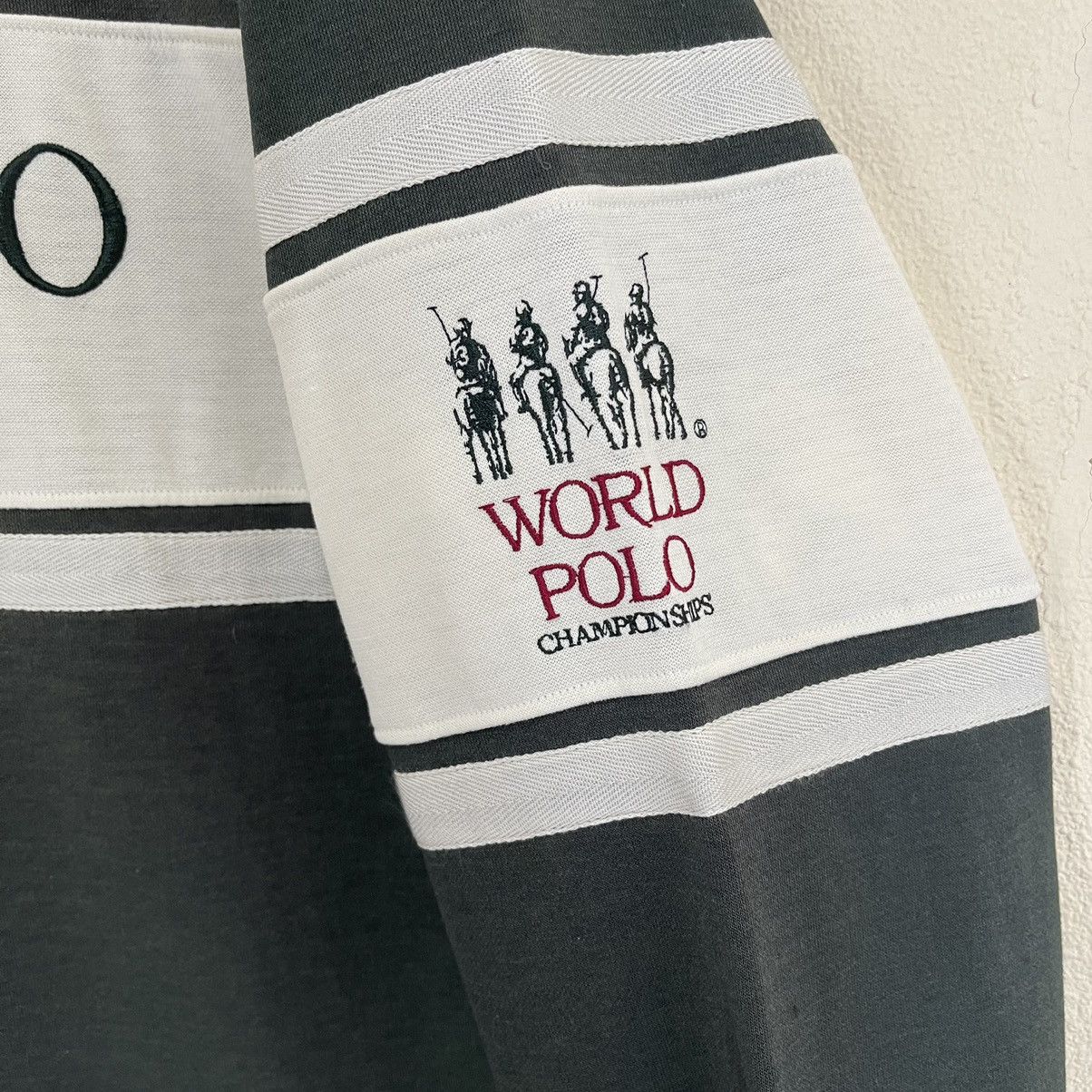 U.S. Polo Assn. Vintage 90s World Polo Colour Block Crewneck Sweatshirt Size US M / EU 48-50 / 2 - 4 Thumbnail
