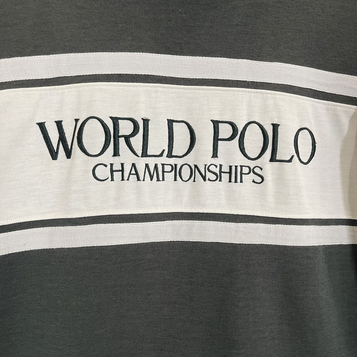 U.S. Polo Assn. Vintage 90s World Polo Colour Block Crewneck Sweatshirt Size US M / EU 48-50 / 2 - 6 Thumbnail