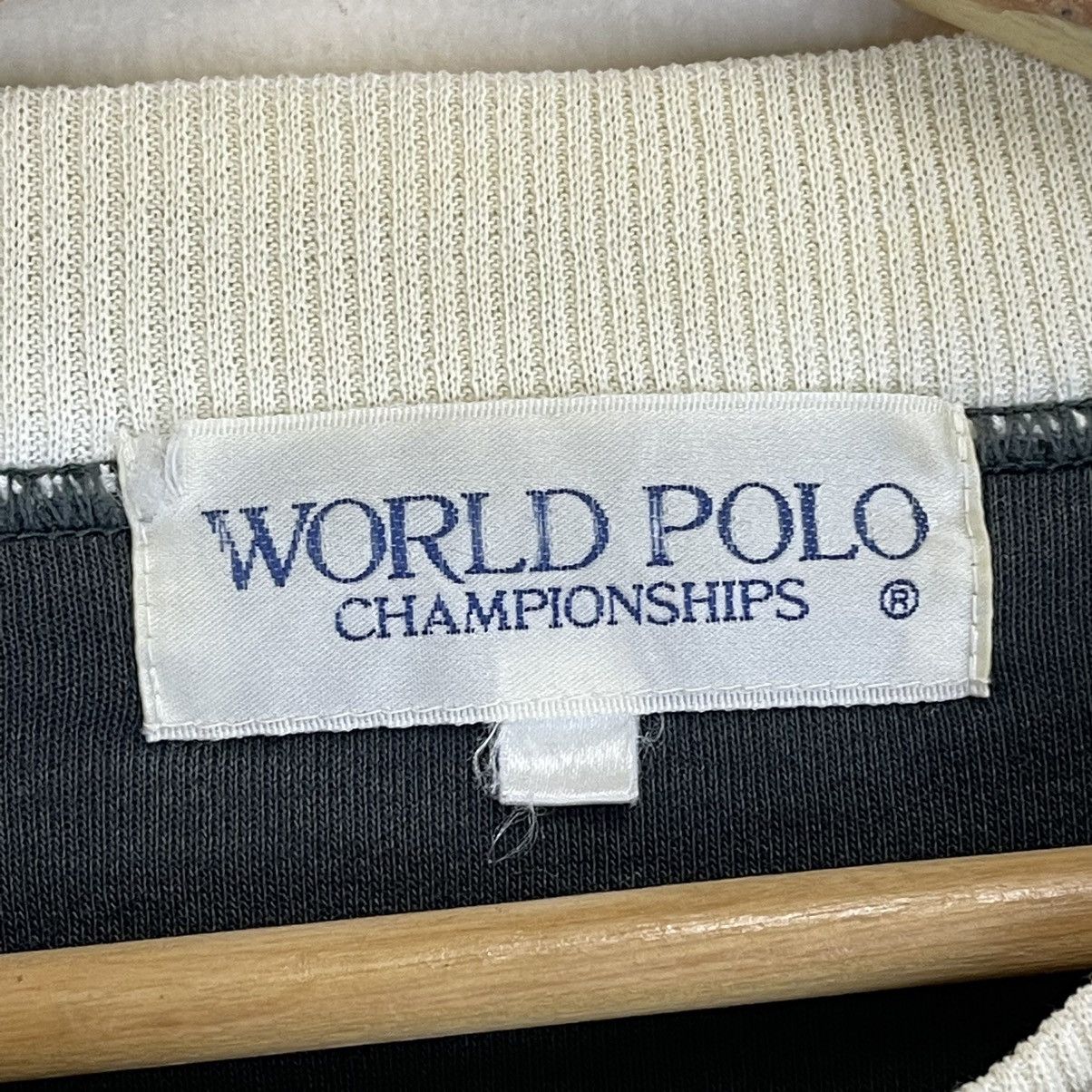 U.S. Polo Assn. Vintage 90s World Polo Colour Block Crewneck Sweatshirt Size US M / EU 48-50 / 2 - 10 Thumbnail