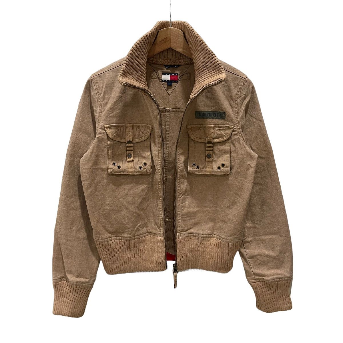 Tommy Hilfiger Vintage Tommy Jeans Cropped Jacket Size M / US 6-8 / IT 42-44 - 7 Thumbnail