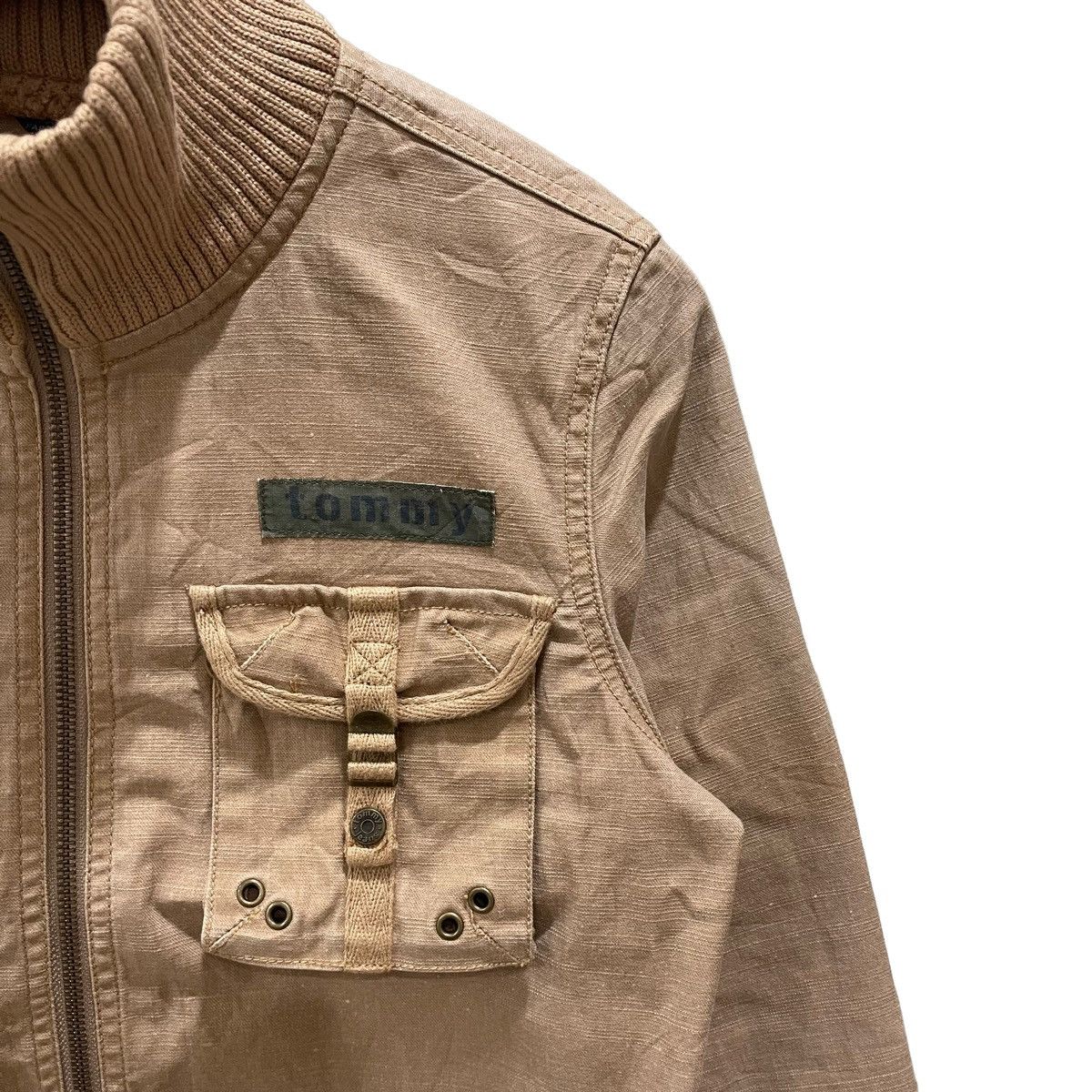 Tommy Hilfiger Vintage Tommy Jeans Cropped Jacket Size M / US 6-8 / IT 42-44 - 3 Thumbnail