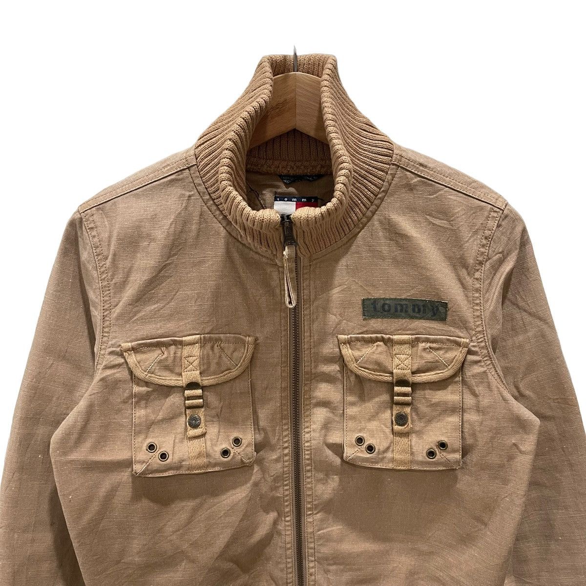 Tommy Hilfiger Vintage Tommy Jeans Cropped Jacket Size M / US 6-8 / IT 42-44 - 2 Thumbnail