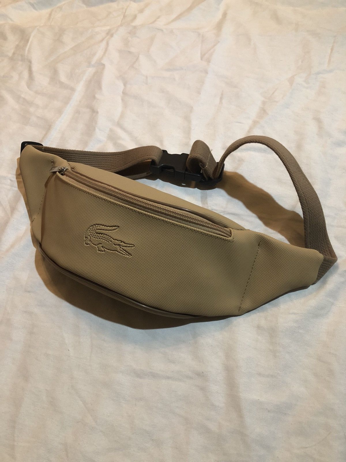 Lacoste Lacoste Fanny Pack Waist Sling Bag Vintage Beige Original Size ONE SIZE - 2 Thumbnail