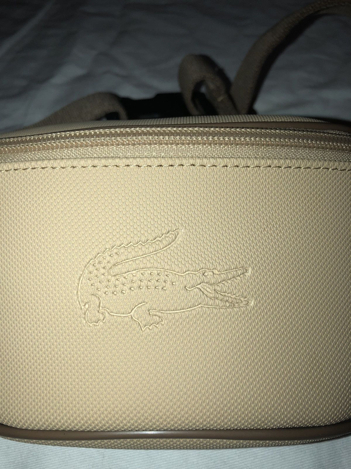 Lacoste Lacoste Fanny Pack Waist Sling Bag Vintage Beige Original Size ONE SIZE - 3 Thumbnail