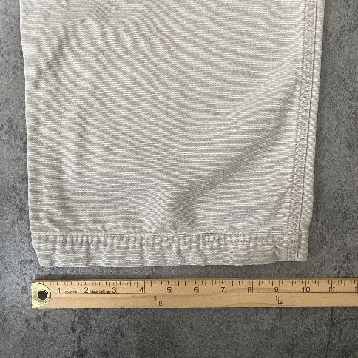 Columbia × Vintage Vintage 90s Columbia Carpenter Workwear Beige Pants Sz 36x32 Size US 36 / EU 52 - 5 Thumbnail
