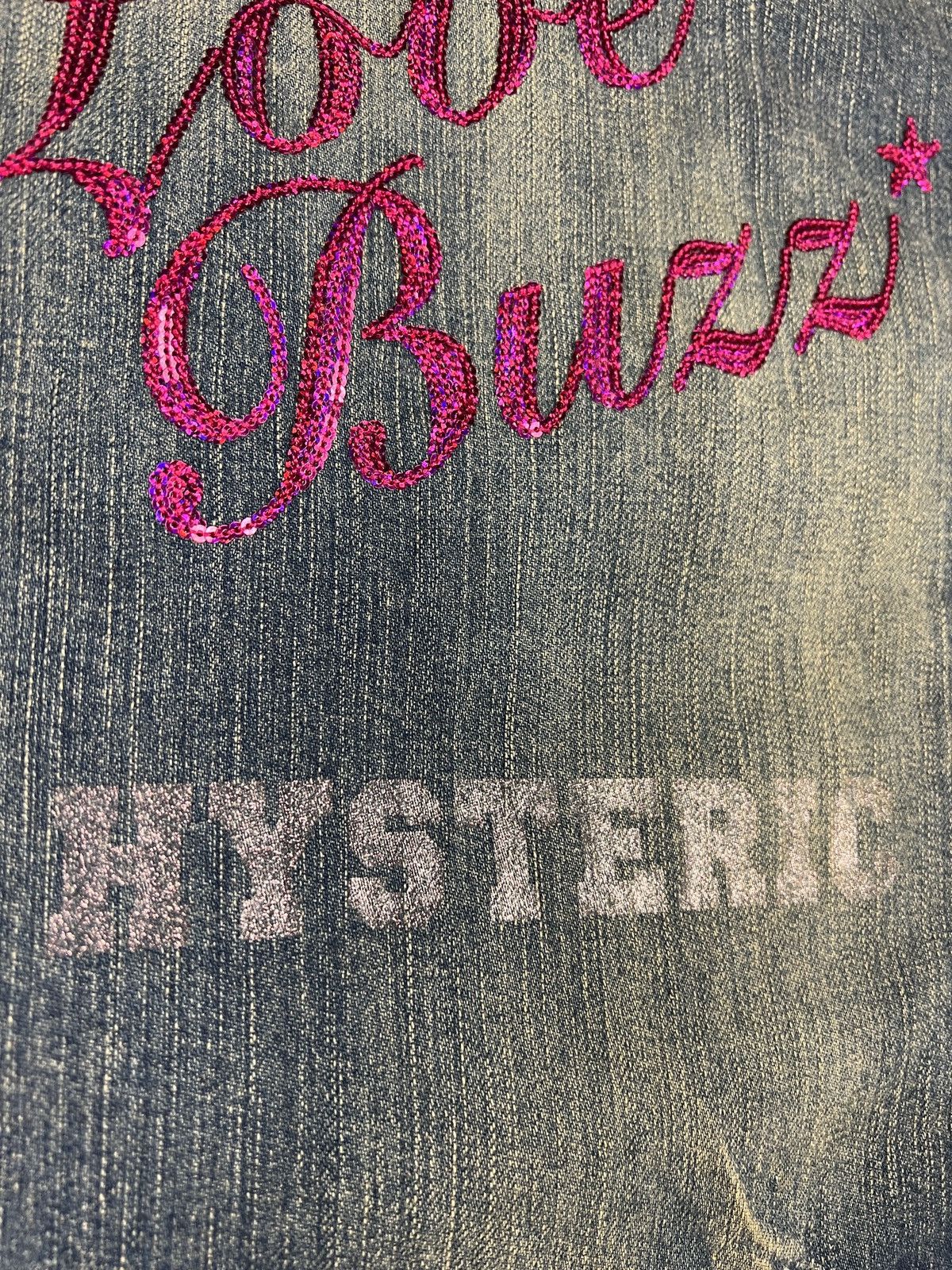 Hysteric Glamour × Vintage Vintage Hysteric Glamour Kinky Distressed Denim Jacket Size S / US 4 / IT 40 - 12 Thumbnail