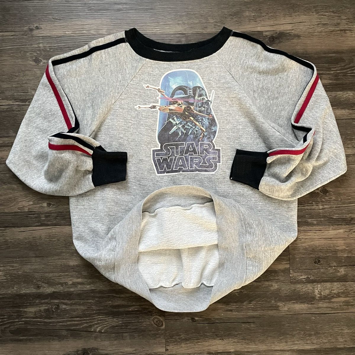 Vintage 1970s Star Wars Darth Vader X Wing Iron Sweatshirt