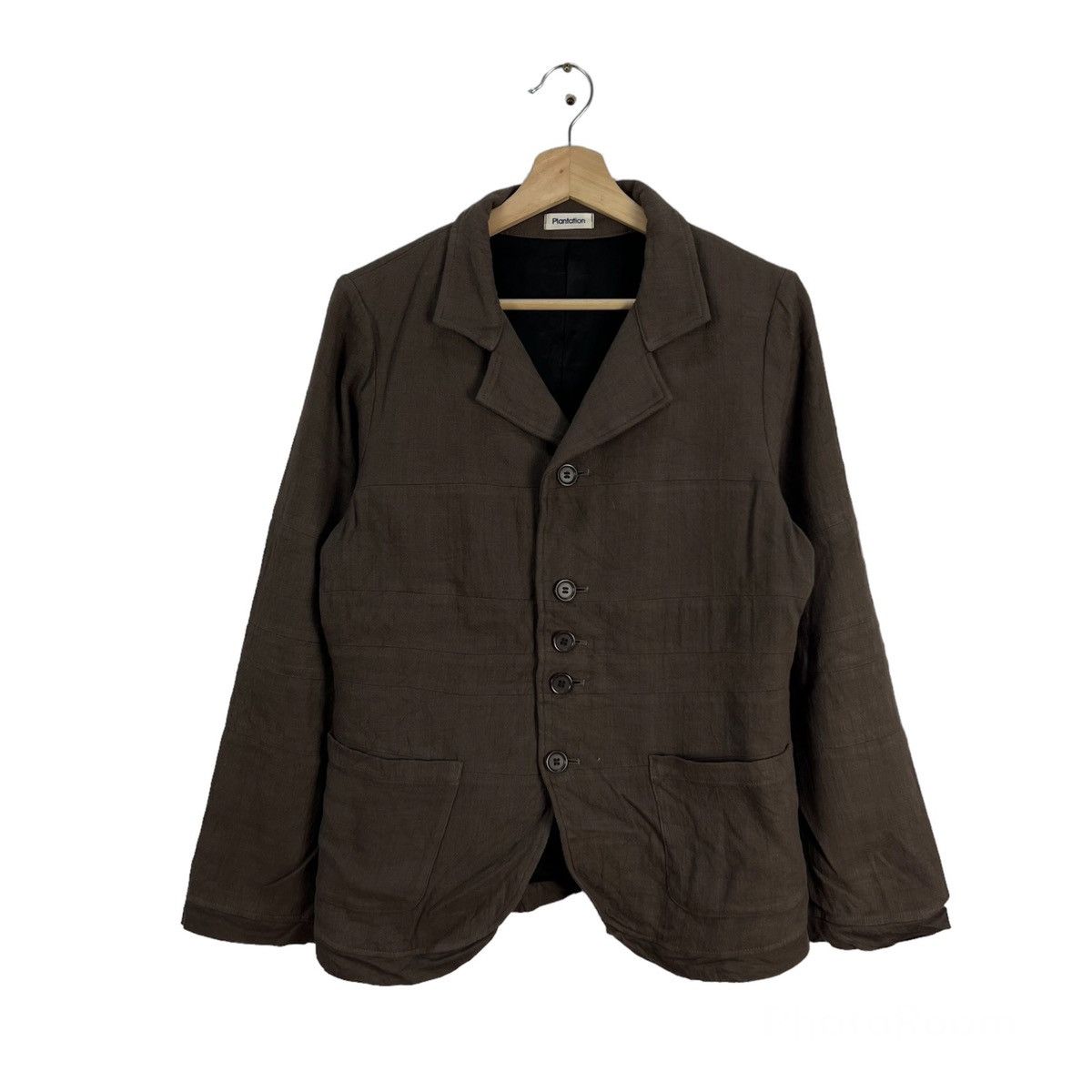 Issey Miyake RICH BROWN HIKORY CHORE JACKET PLANTATION ISSEY MIYAKE Size US M / EU 48-50 / 2 - 1 Thumbnail