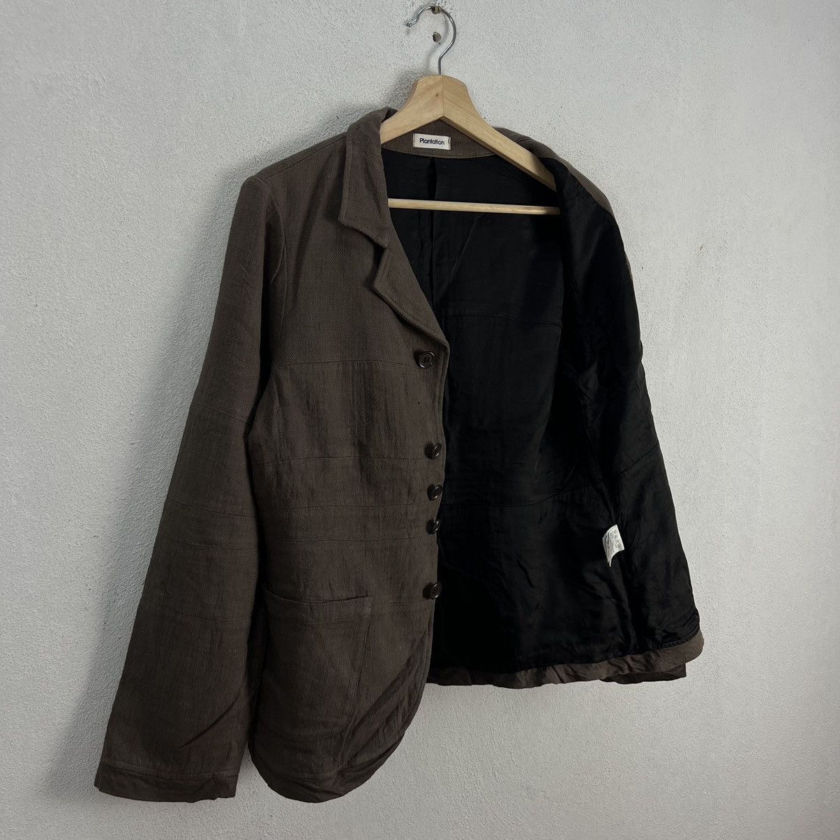 Issey Miyake RICH BROWN HIKORY CHORE JACKET PLANTATION ISSEY MIYAKE Size US M / EU 48-50 / 2 - 11 Thumbnail
