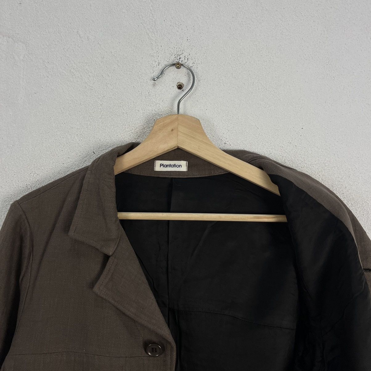 Issey Miyake RICH BROWN HIKORY CHORE JACKET PLANTATION ISSEY MIYAKE Size US M / EU 48-50 / 2 - 12 Thumbnail