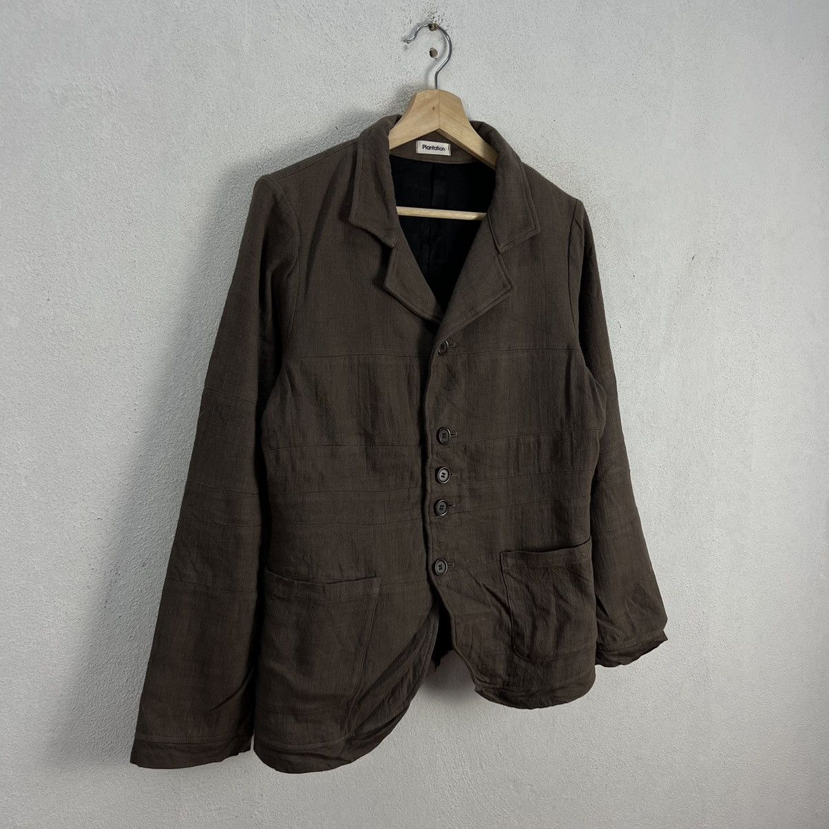 Issey Miyake RICH BROWN HIKORY CHORE JACKET PLANTATION ISSEY MIYAKE Size US M / EU 48-50 / 2 - 2 Thumbnail