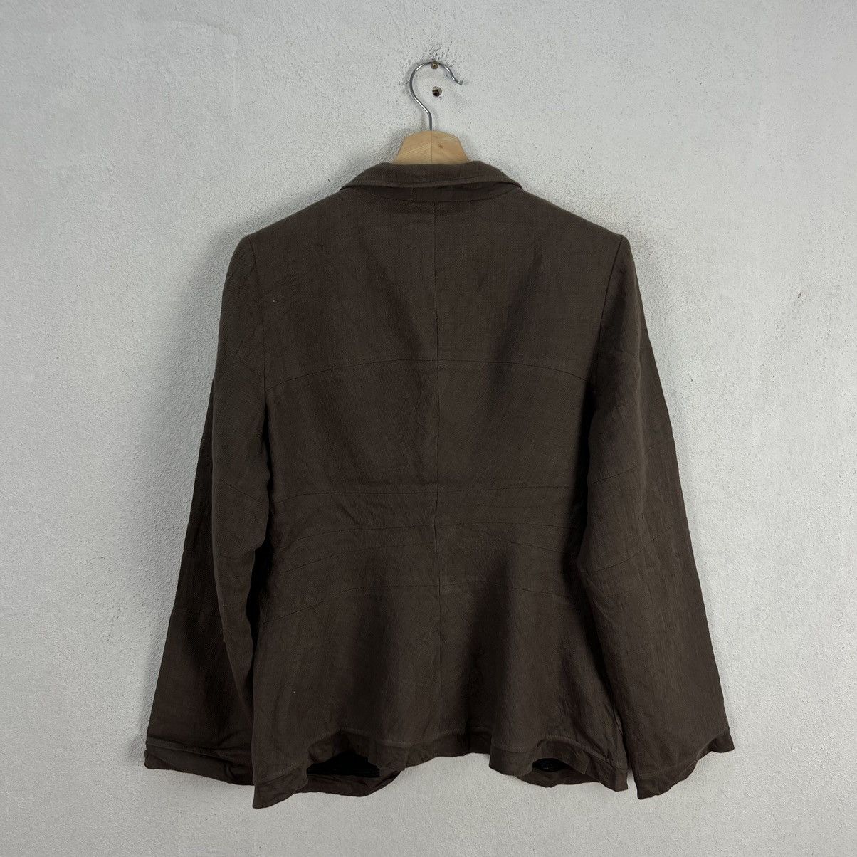 Issey Miyake RICH BROWN HIKORY CHORE JACKET PLANTATION ISSEY MIYAKE Size US M / EU 48-50 / 2 - 8 Thumbnail