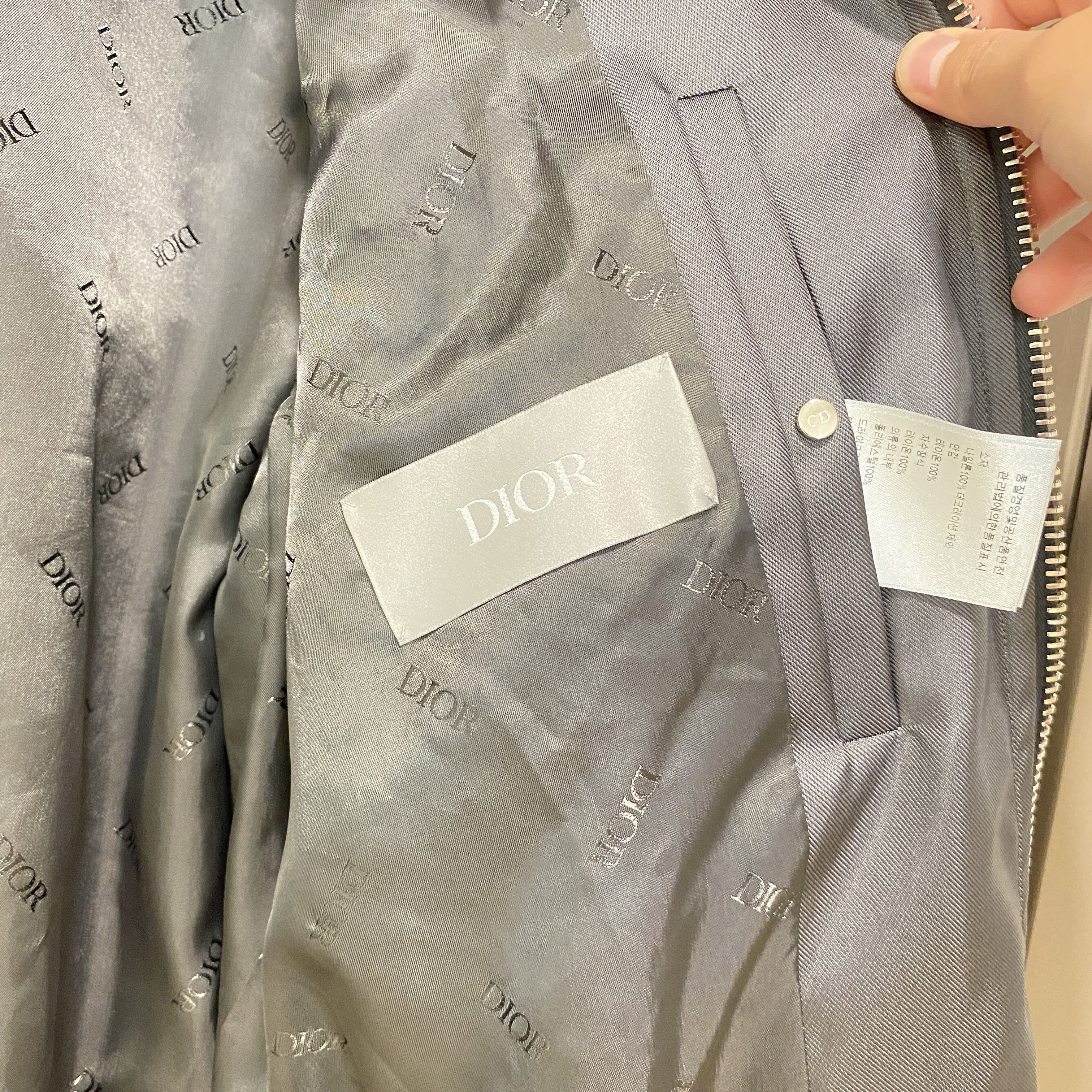 Dior Dior Flower Embroidered Bomber Jacket Size US M / EU 48-50 / 2 - 4 Thumbnail