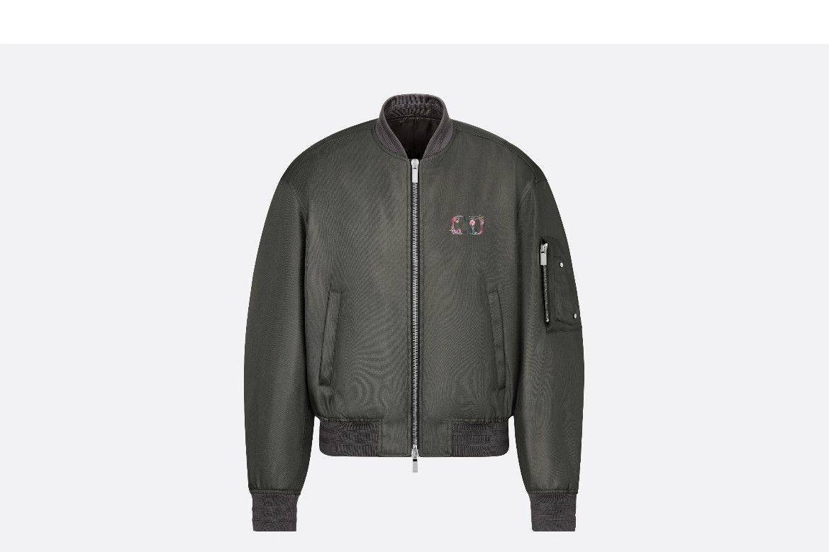 Dior Dior Flower Embroidered Bomber Jacket Size US M / EU 48-50 / 2 - 9 Thumbnail
