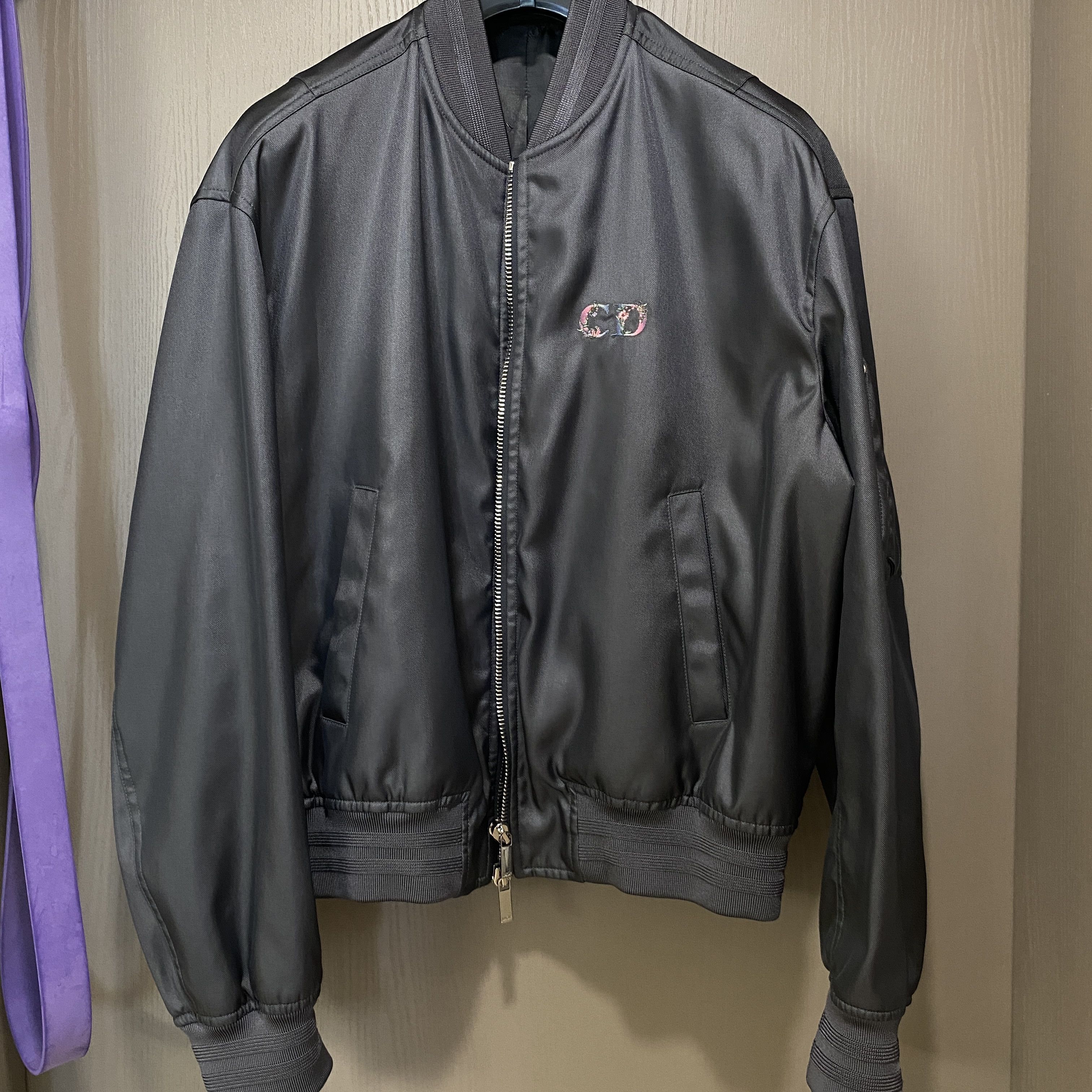 Dior Dior Flower Embroidered Bomber Jacket Size US M / EU 48-50 / 2 - 7 Thumbnail