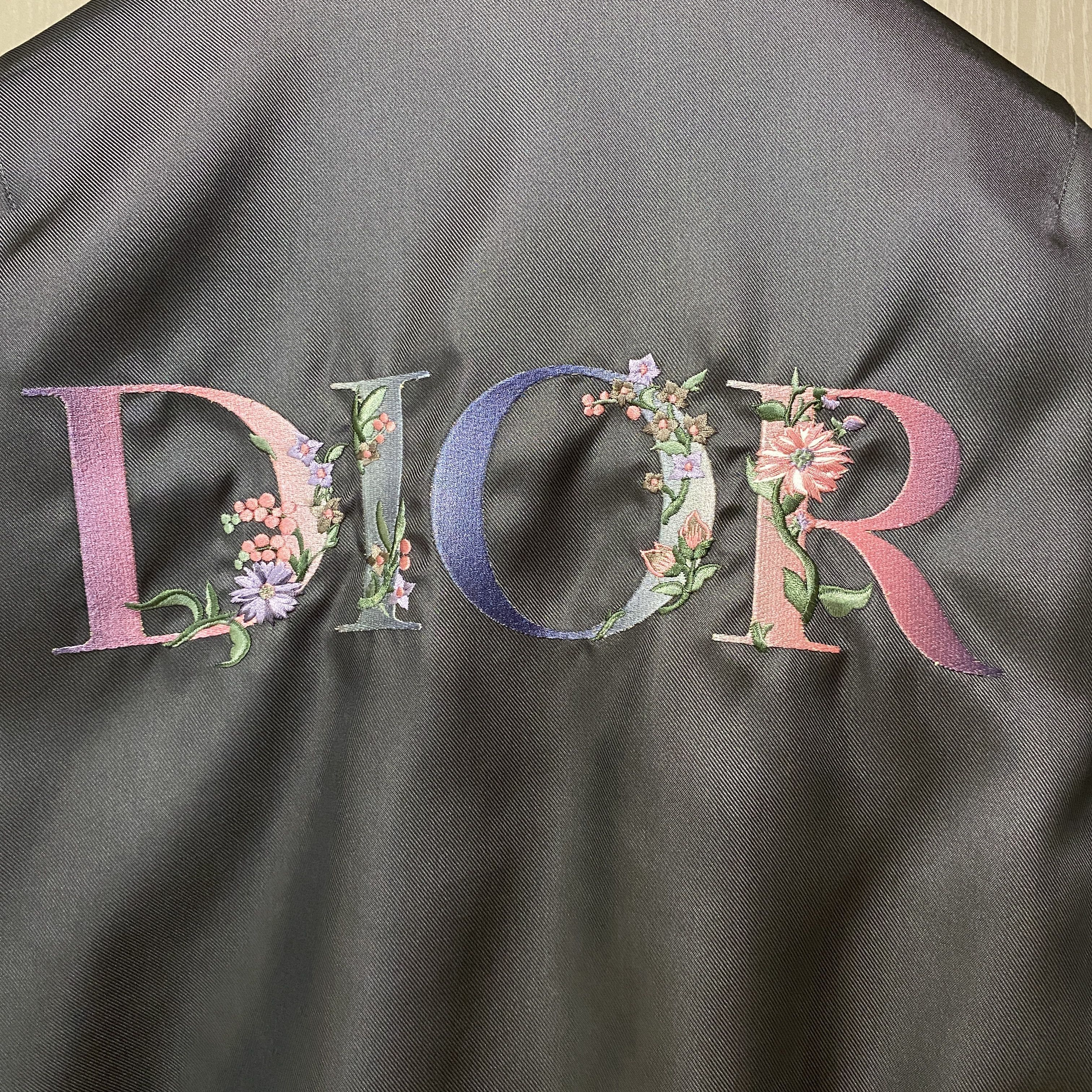 Dior Dior Flower Embroidered Bomber Jacket Size US M / EU 48-50 / 2 - 2 Thumbnail