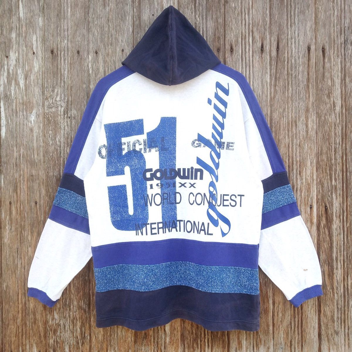 Goldwin Vintage Goldwin Sweater Hoodie Japan Inspired Descente Size US M / EU 48-50 / 2 - 1 Thumbnail