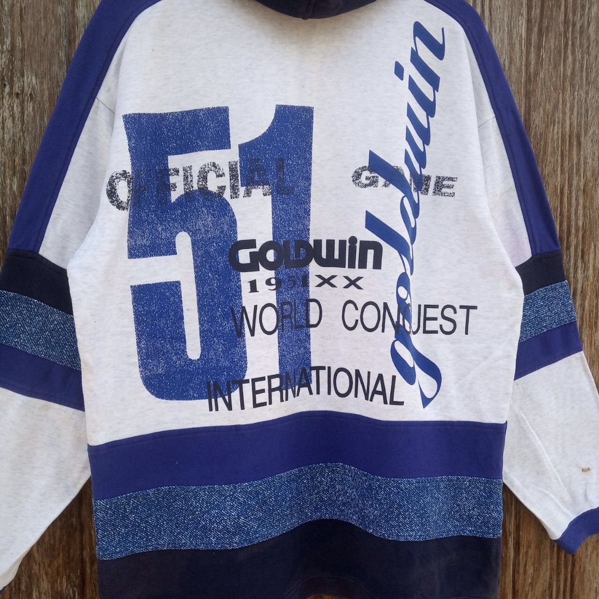 Goldwin Vintage Goldwin Sweater Hoodie Japan Inspired Descente Size US M / EU 48-50 / 2 - 4 Thumbnail