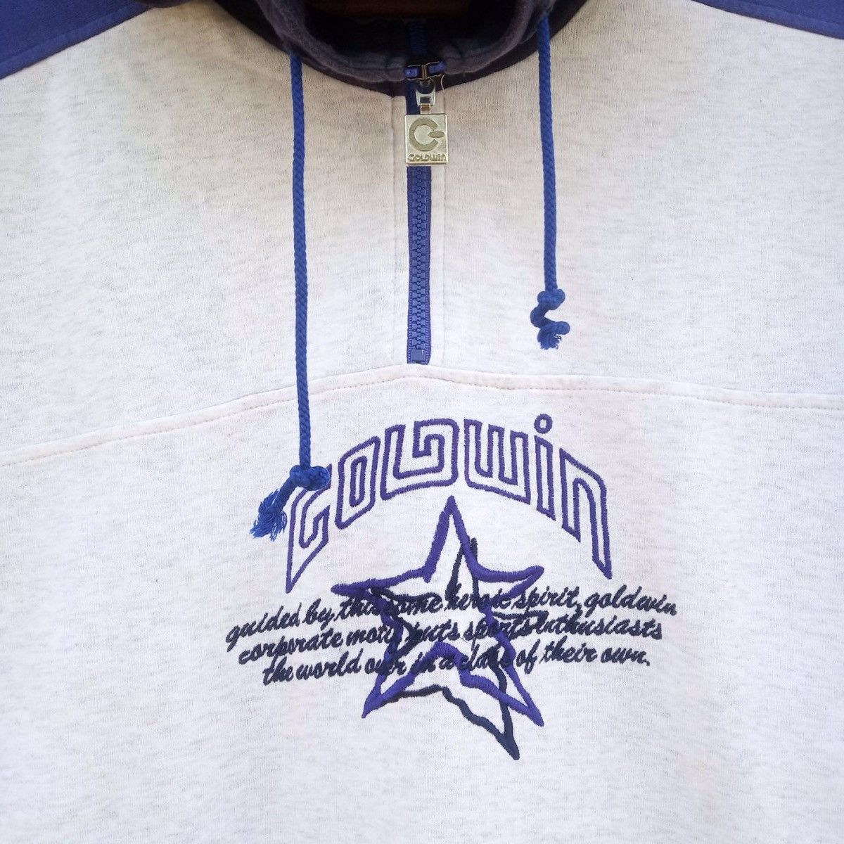Goldwin Vintage Goldwin Sweater Hoodie Japan Inspired Descente Size US M / EU 48-50 / 2 - 3 Thumbnail