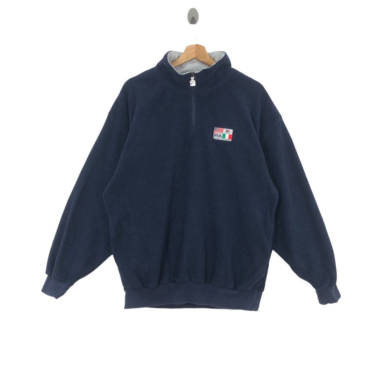 Vintage FILA BIELLA ITALIA International Half Zipper Fleece