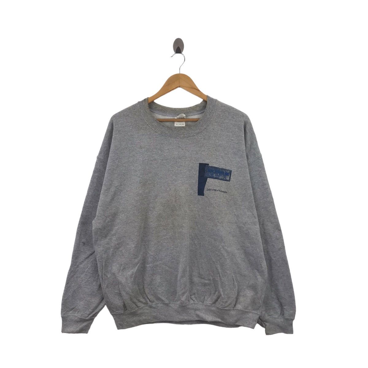 ANAHEIM STONE WORKS Inc Worker Grey Sweatshirt