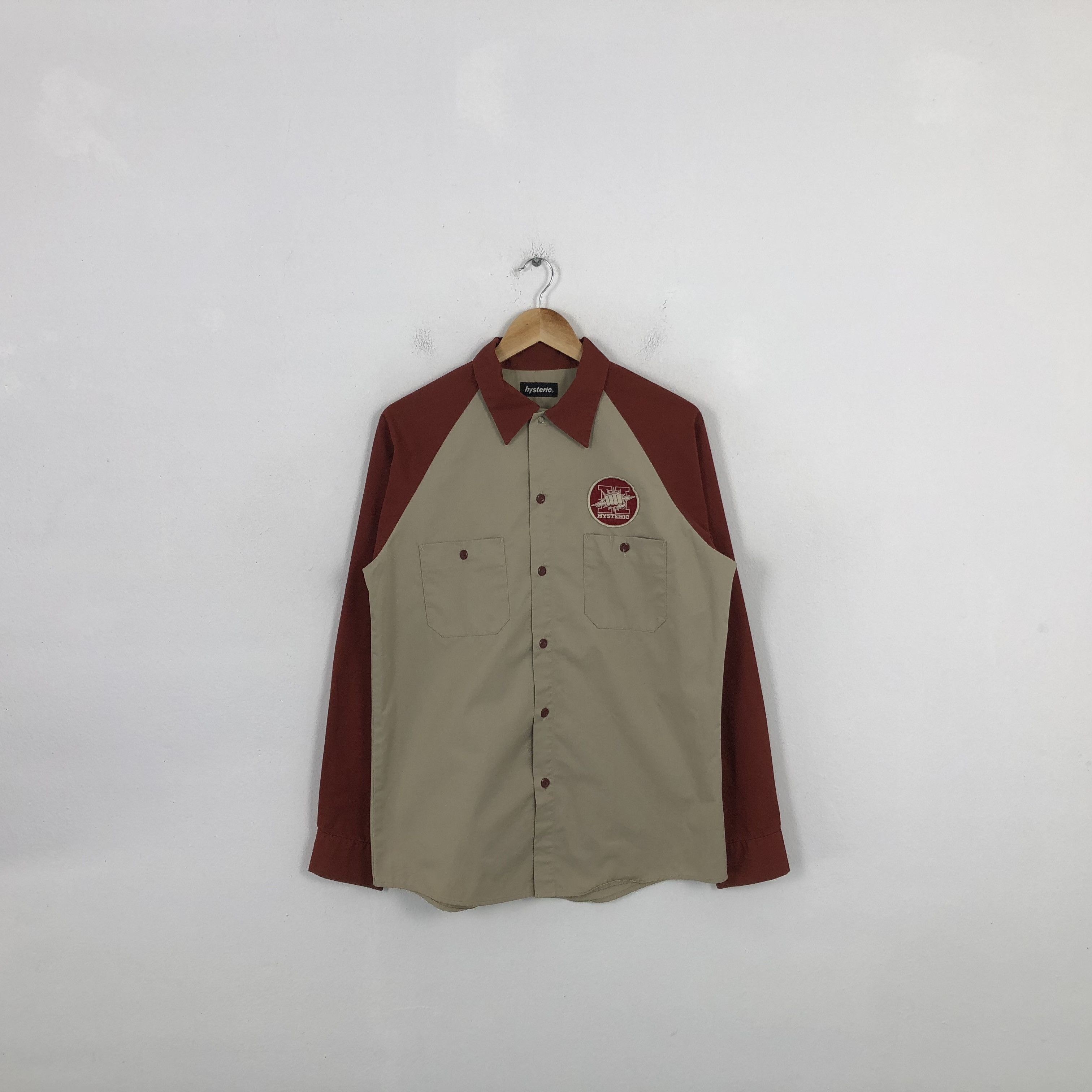 Vintage Hysteric Glamour Patch Design Button Jacket