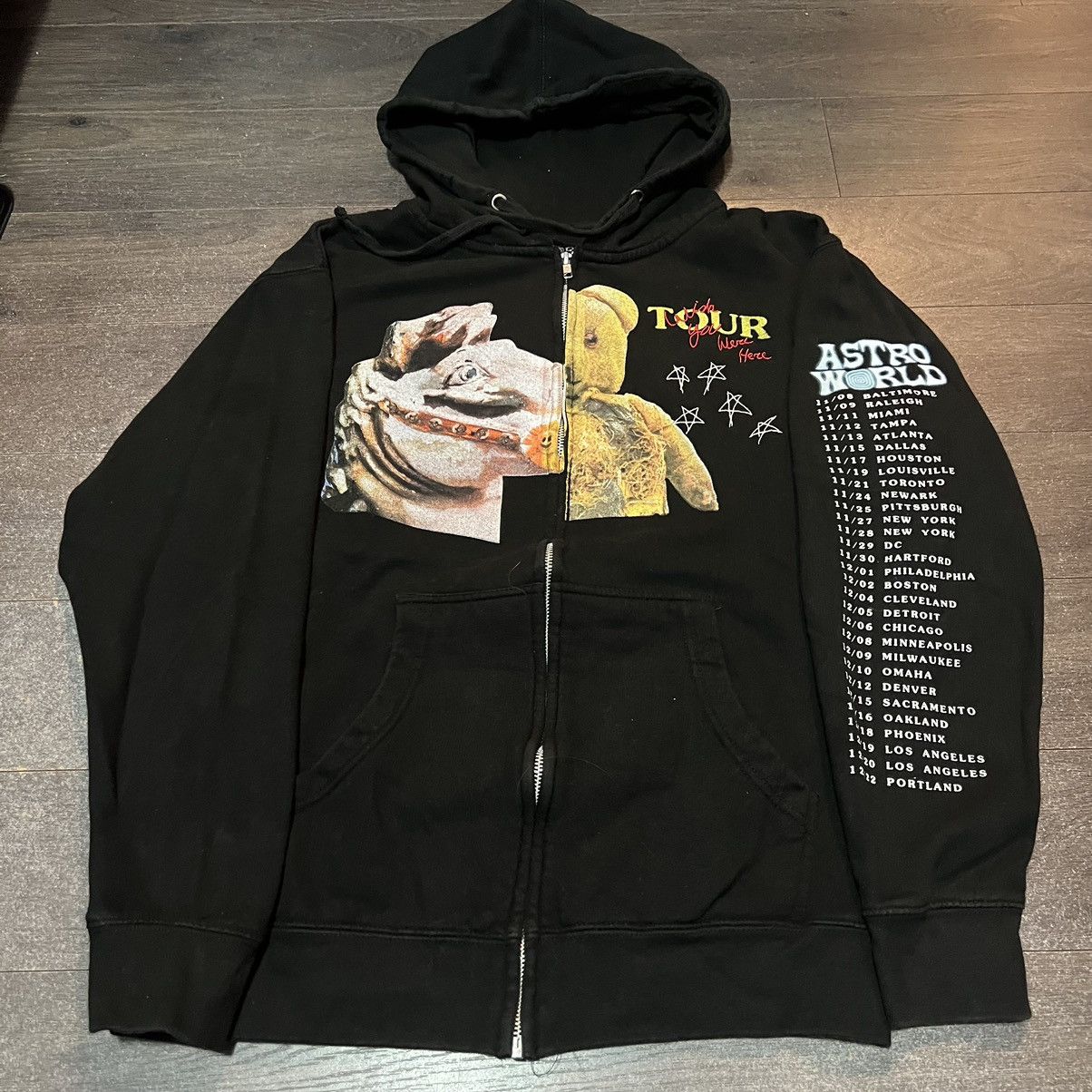 Travis Scott Travis Scott astroworld look mom I can fly zip up hoodie Grailed