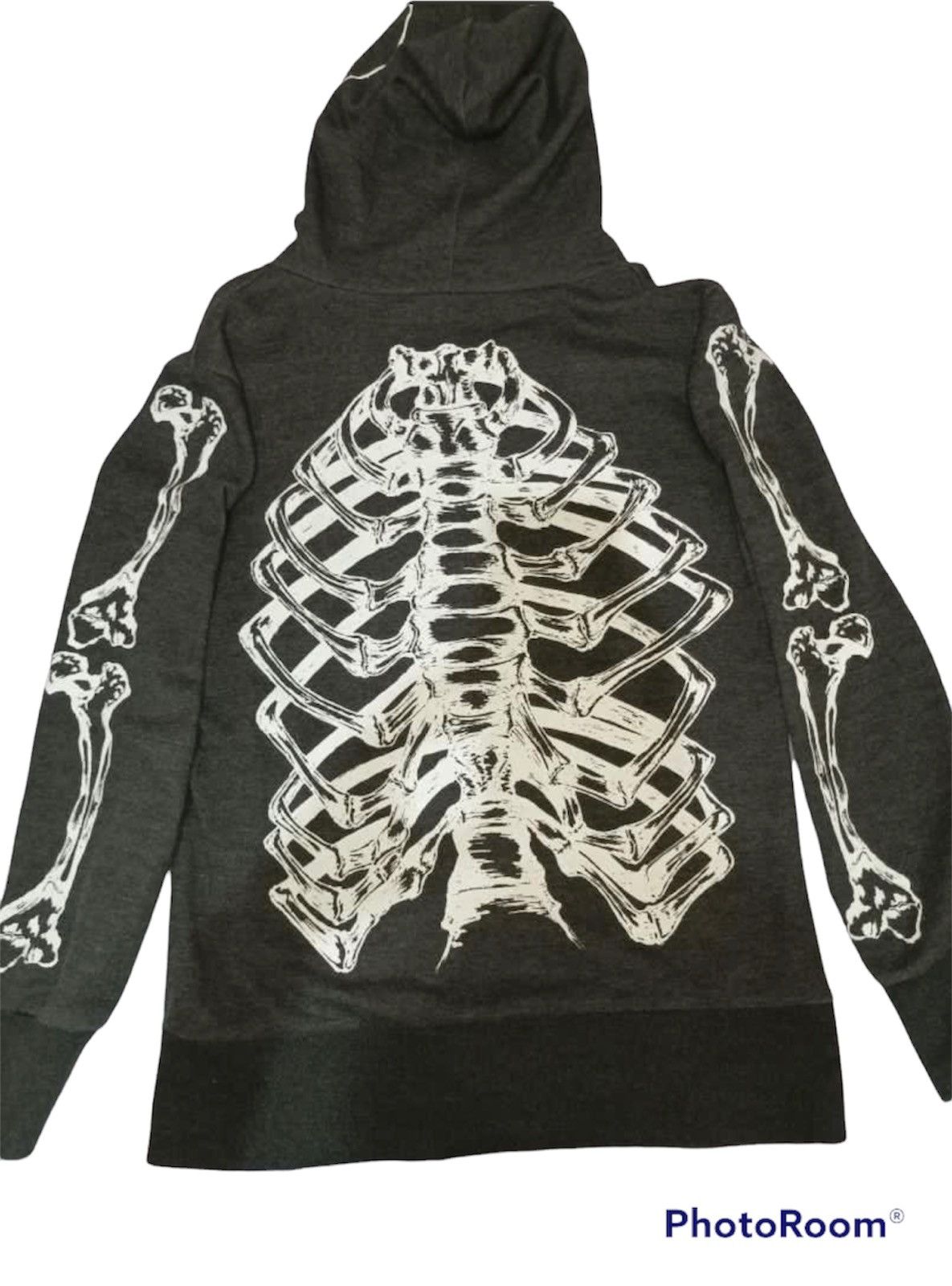 Vintage Rare Spenser Skeleton Hoodie Zip Up Japanese Brand Size US L / EU 52-54 / 3 - 3 Thumbnail