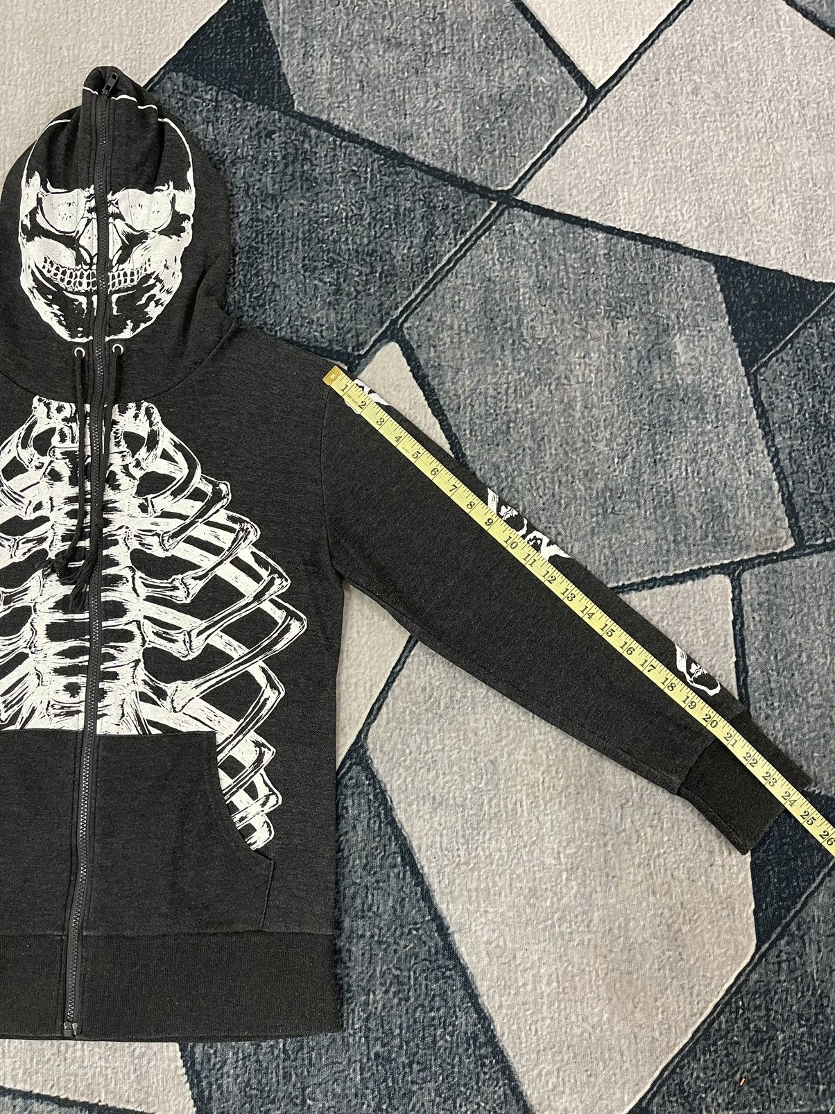 Vintage Rare Spenser Skeleton Hoodie Zip Up Japanese Brand Size US L / EU 52-54 / 3 - 7 Thumbnail