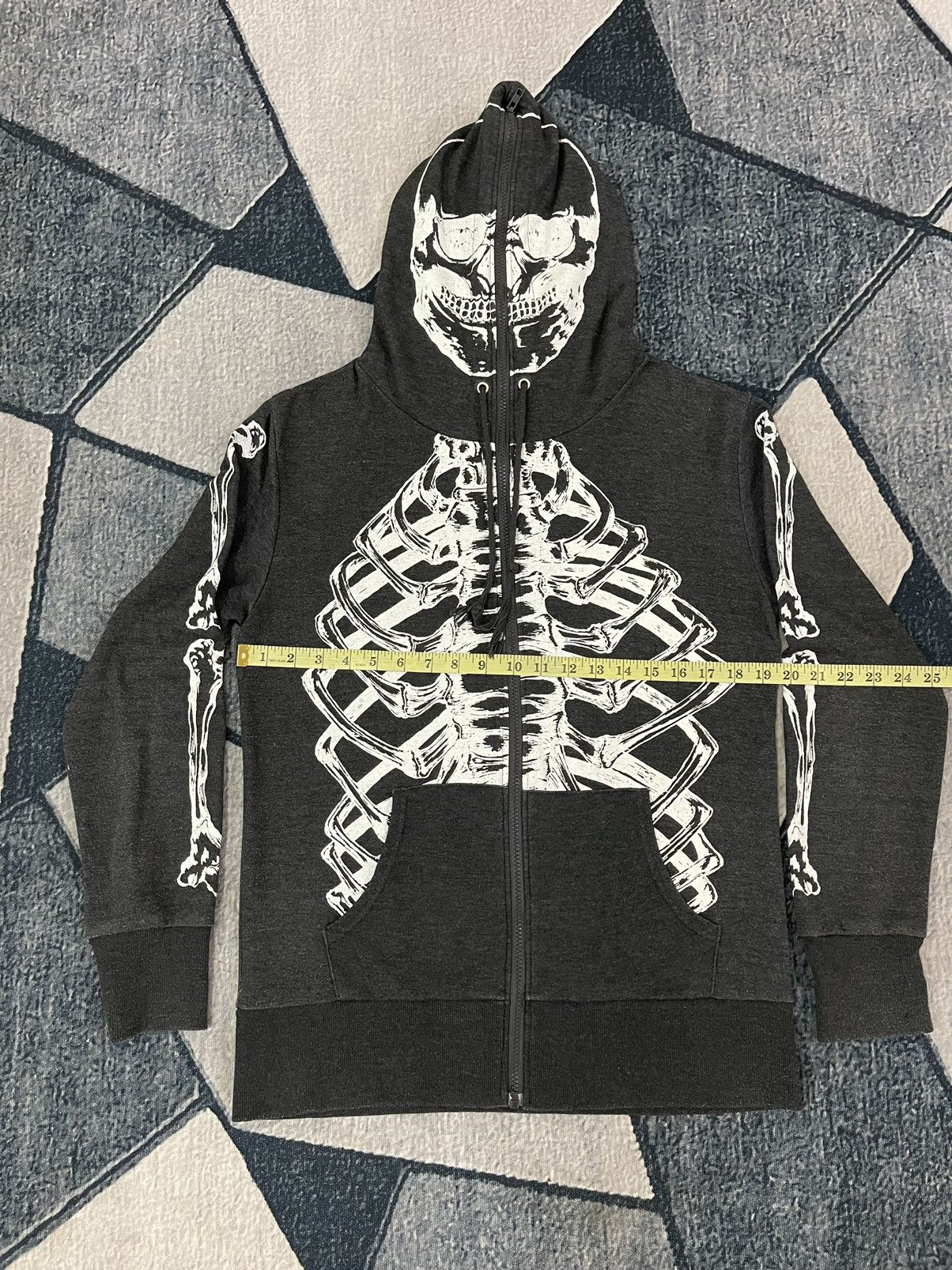 Vintage Rare Spenser Skeleton Hoodie Zip Up Japanese Brand Size US L / EU 52-54 / 3 - 6 Thumbnail