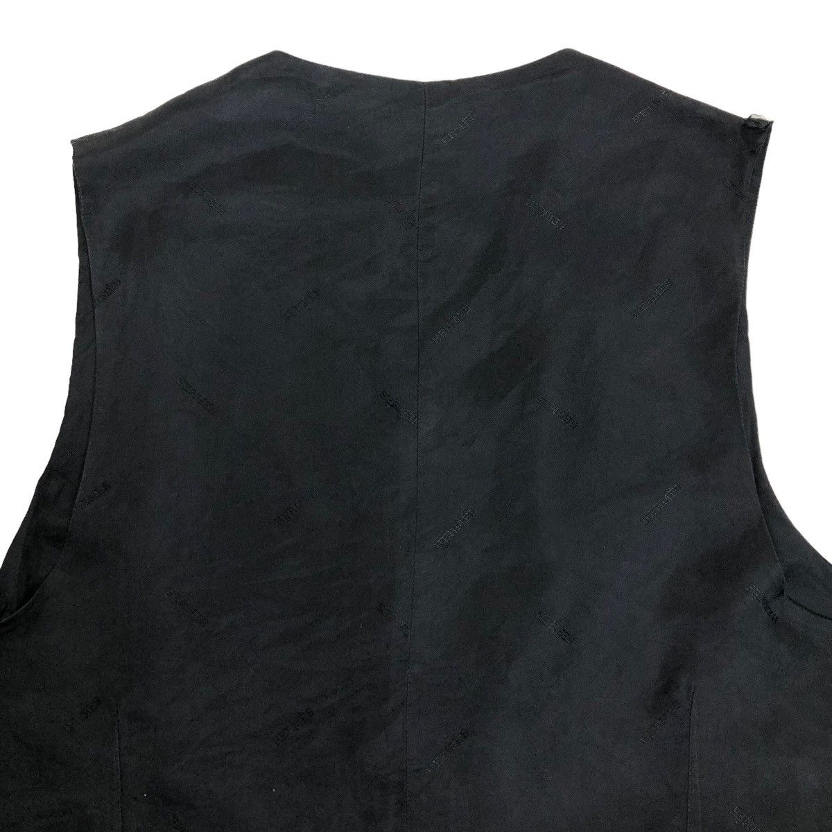 Hermes Vintage Hermes Silk Waistcoat Button Up Sleeveless Vest Size 42S - 8 Thumbnail