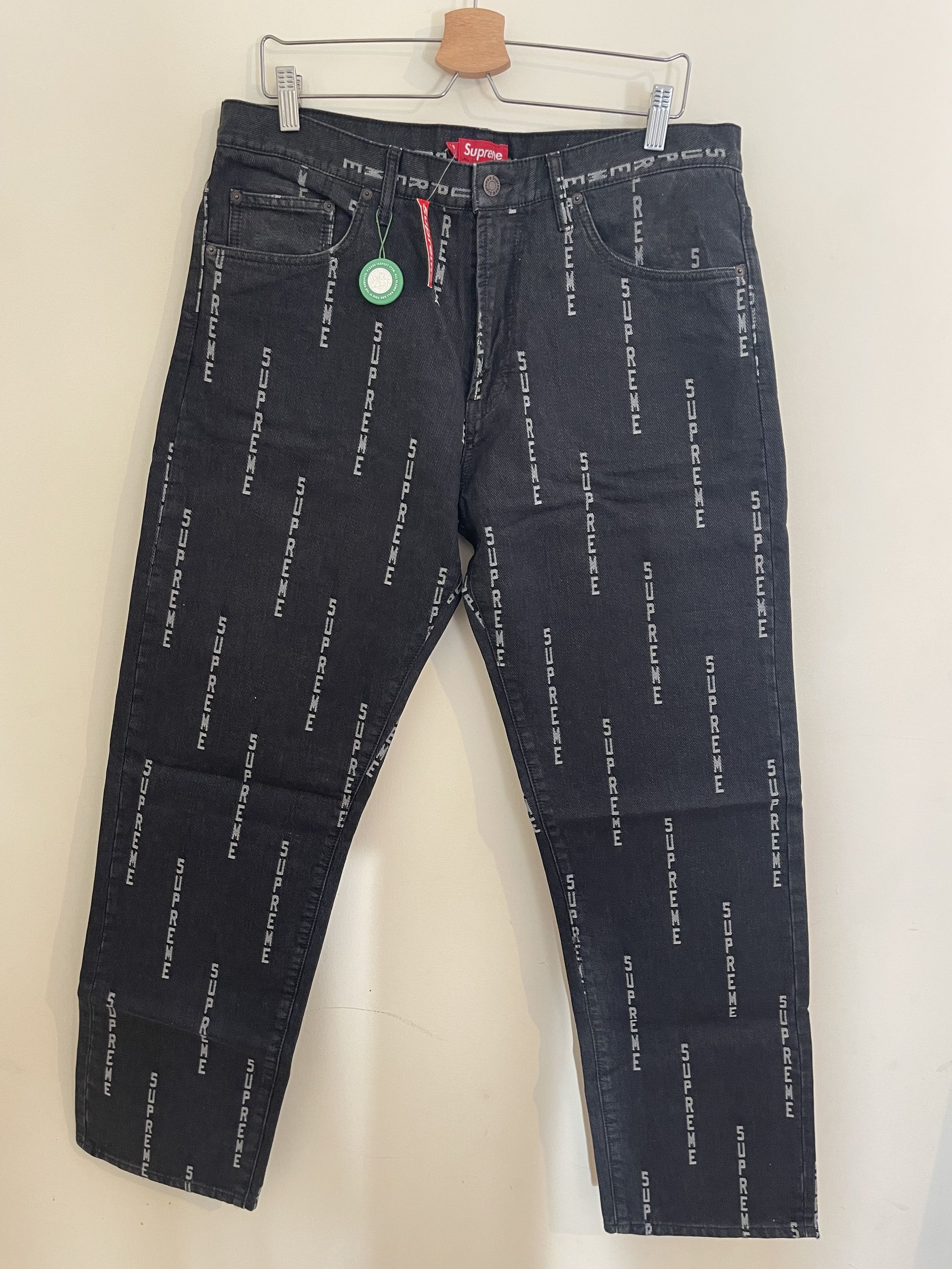 32 SS25 レギュラー ジーンズ ブラック supreme デニム 黒 Supreme Regular Jean (SS25) - $158
