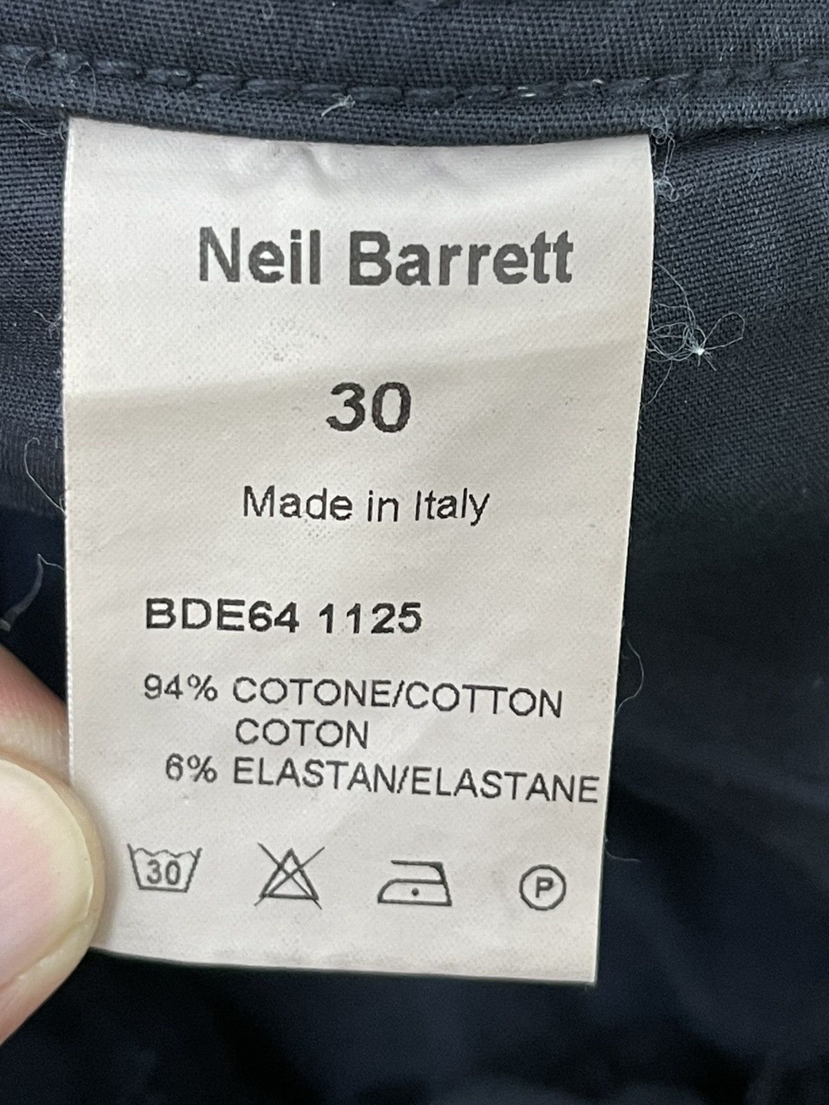 Neil Barrett Bush Pant Skinny Stretch Neil Barrett Multipockets 4🟦7 Size US 30 / EU 46 - 22 Thumbnail