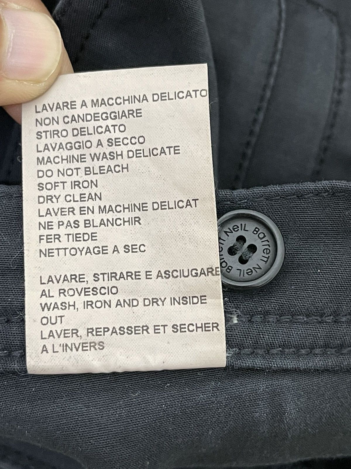 Neil Barrett Bush Pant Skinny Stretch Neil Barrett Multipockets 4🟦7 Size US 30 / EU 46 - 23 Thumbnail