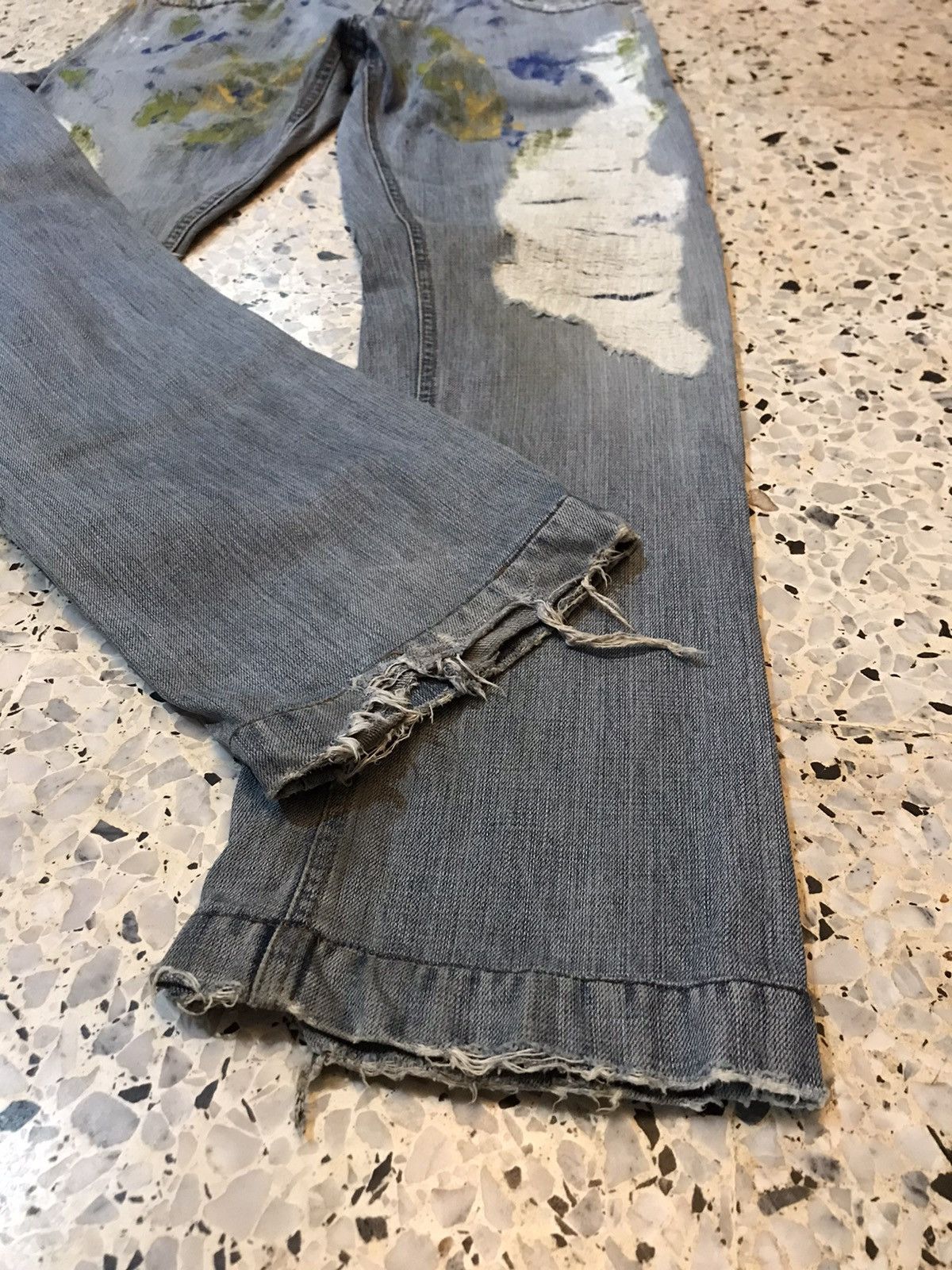 Dolce & Gabbana 🇮🇹 Dolce & Gabbana Distressed Denim Jeans Size US 34 / EU 50 - 5 Thumbnail