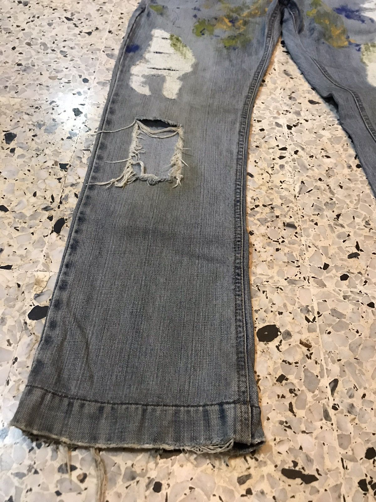 Dolce & Gabbana 🇮🇹 Dolce & Gabbana Distressed Denim Jeans Size US 34 / EU 50 - 4 Thumbnail